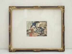 春画　木版画　額装